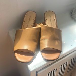 Adrienne Vittadini Albi Brown Mule 6.5M Brown